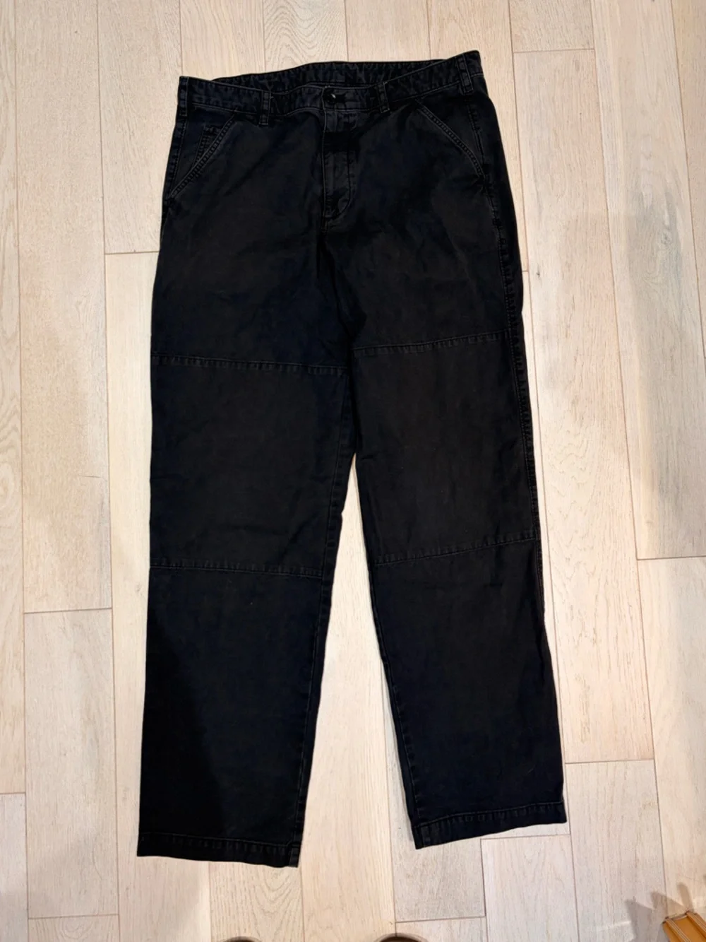 Gap Black Canvas Carpenter Pants Mens size 36/34 - Picture 2 of 5